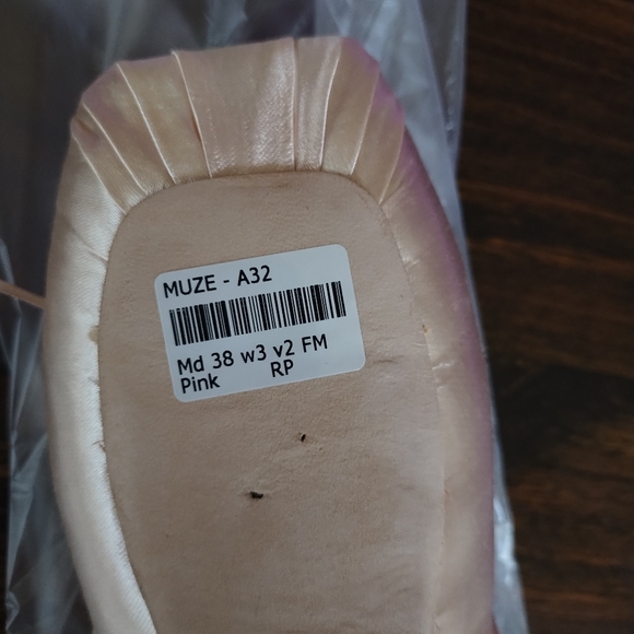 Russian Pointe Muse Md38w3v2FM Pink Ballet Shoes NIB - Picture 3 of 5